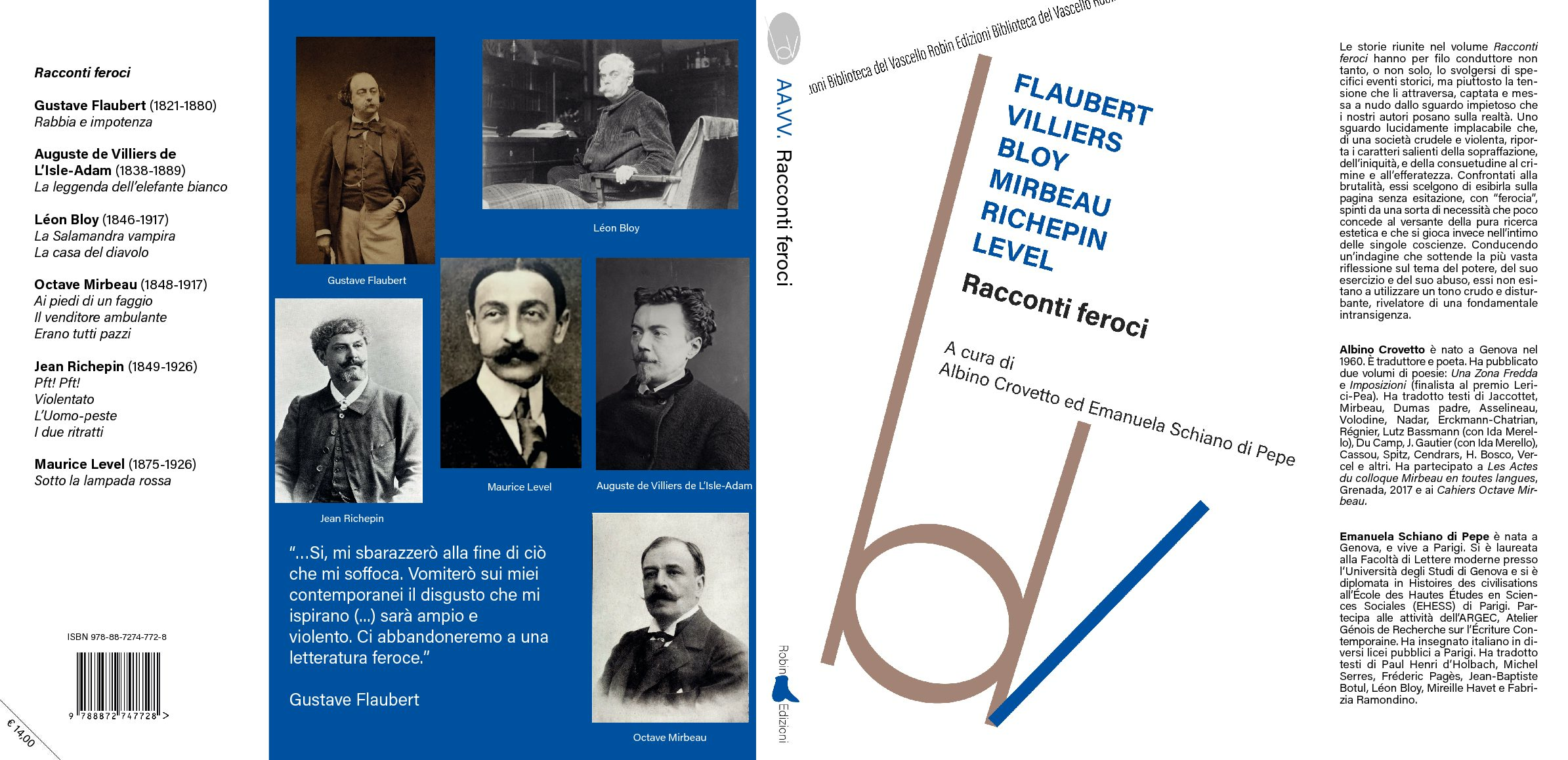[libro] Racconti feroci, Robin edizioni, Biblioteca del vascello