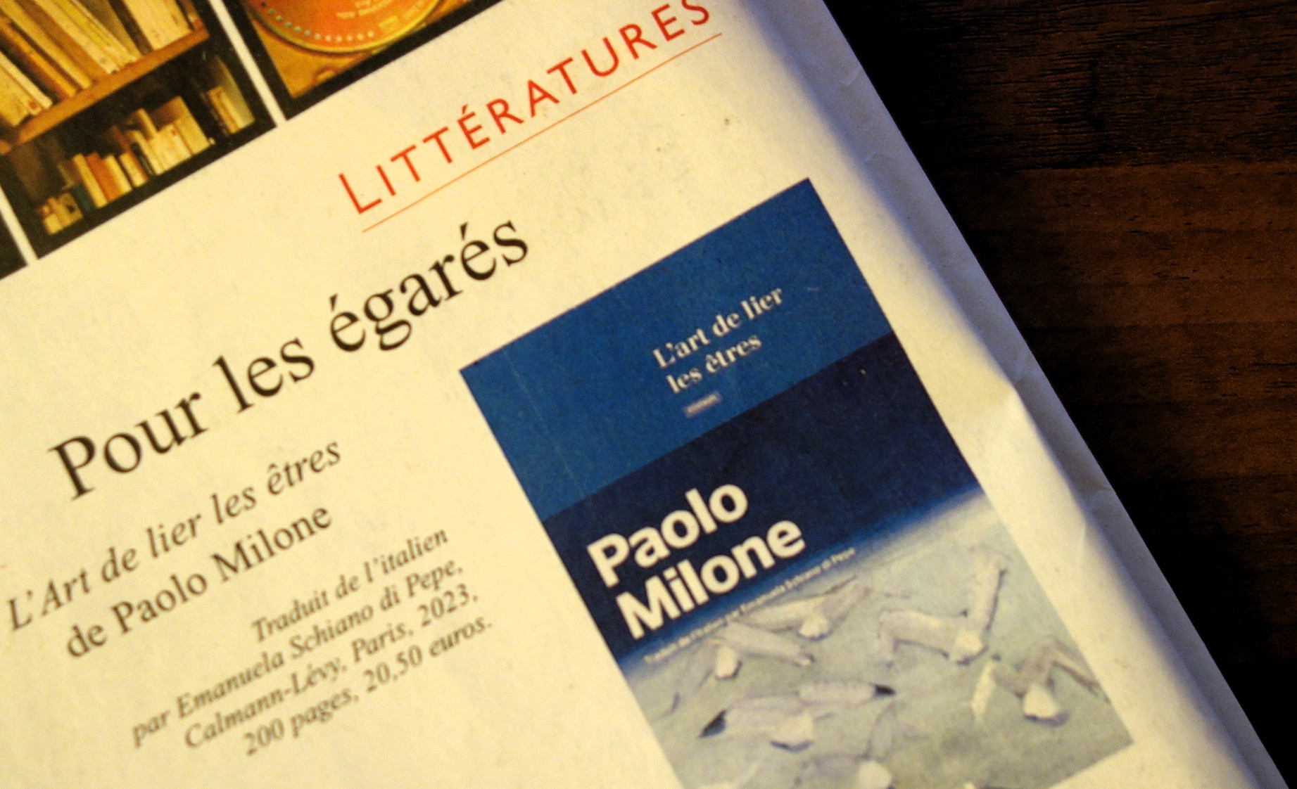 [article] Le Monde Diplomatique | Littératures du monde | Pour les égarés | Olivier Pironet